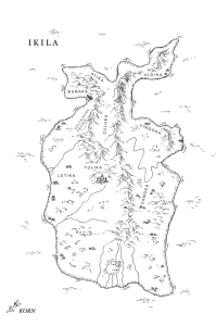 Karte der Insel Ikila